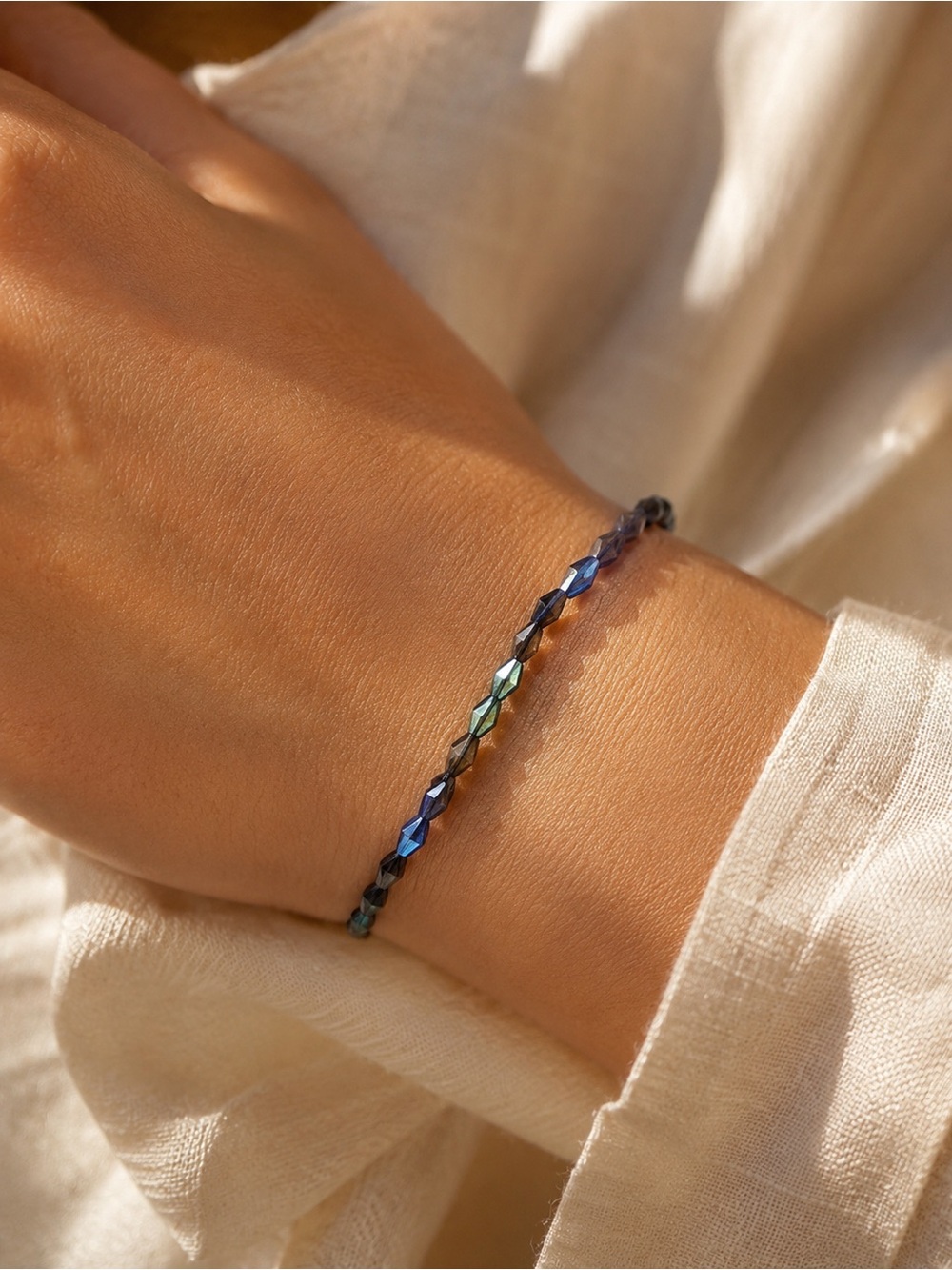 Lantern Labradorite Bracelet/Anklet - Made to Order